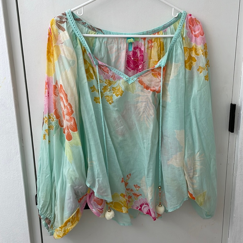 Farm Rio Floral Blouse M